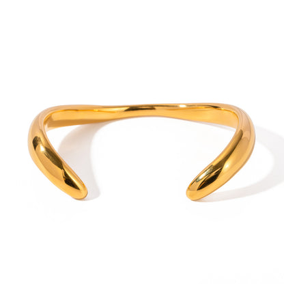18k gold stainless steel irregular bracelet jewelry