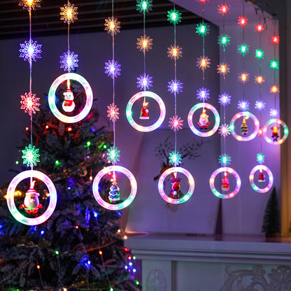 Five-pointed star curtain light LED star light string