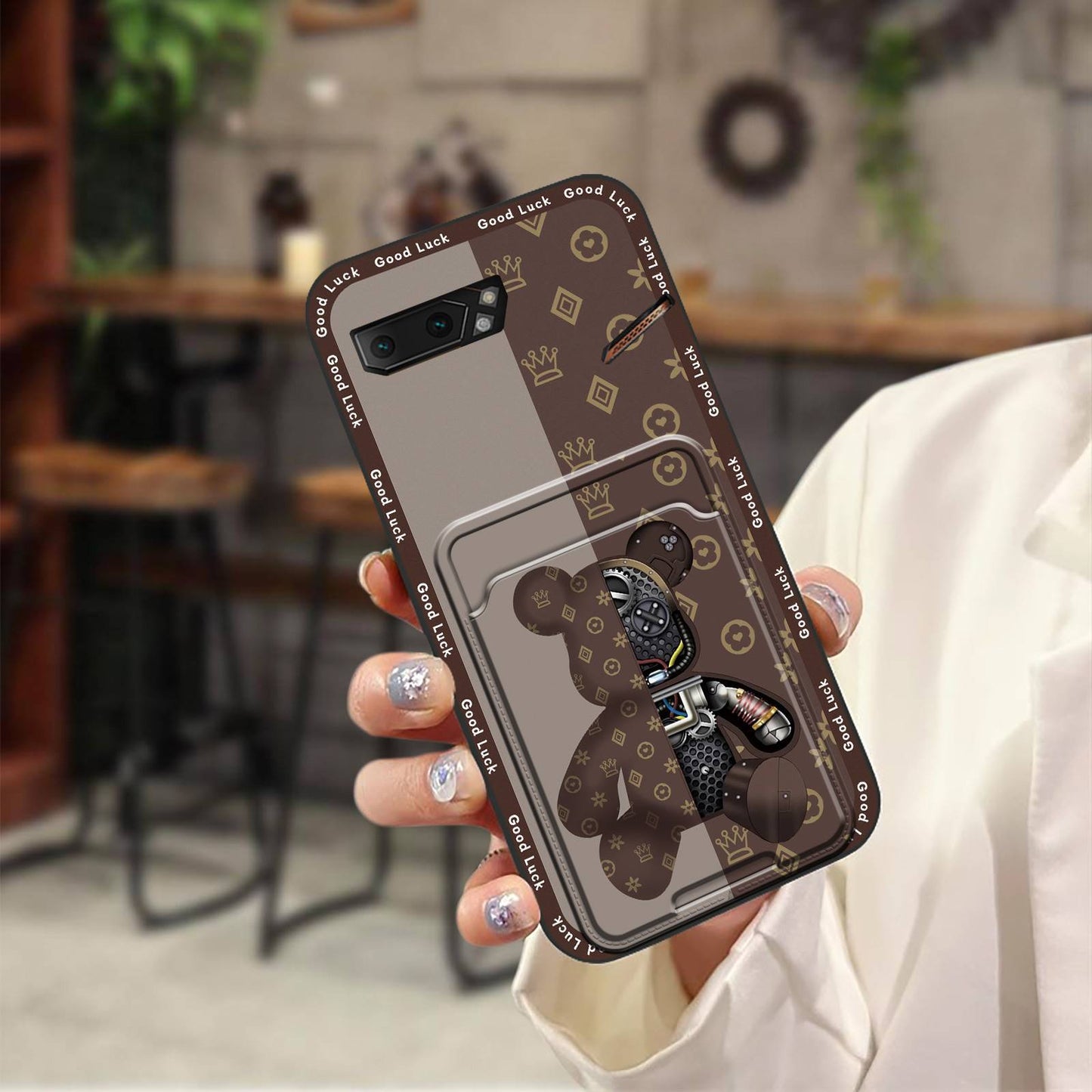 Asus Dustproof Silicone Cartoon Card Holder Case