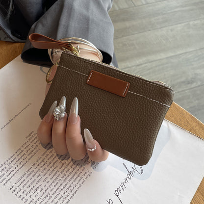 High-quality leather change purse