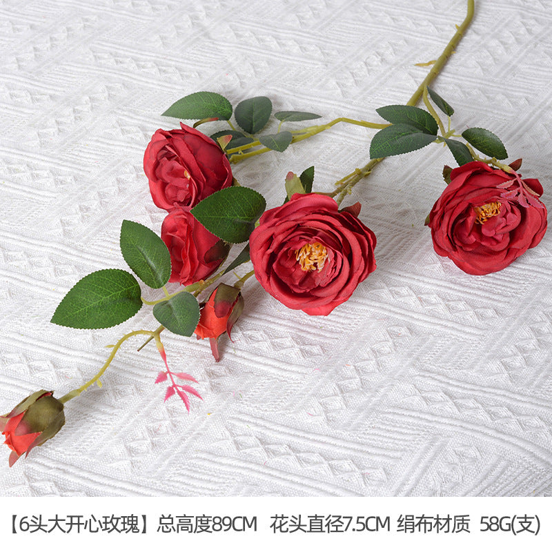 Burgundy themed artificial flowers