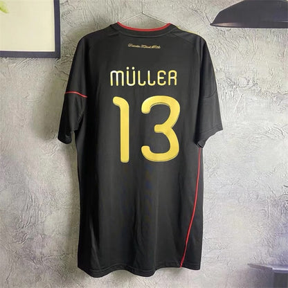 2010 World Cup Germany Away Black-Gold Edition Klose M¨¹ller Podolski Jersey