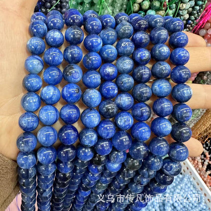 A-grade kyanite round beads loose beads