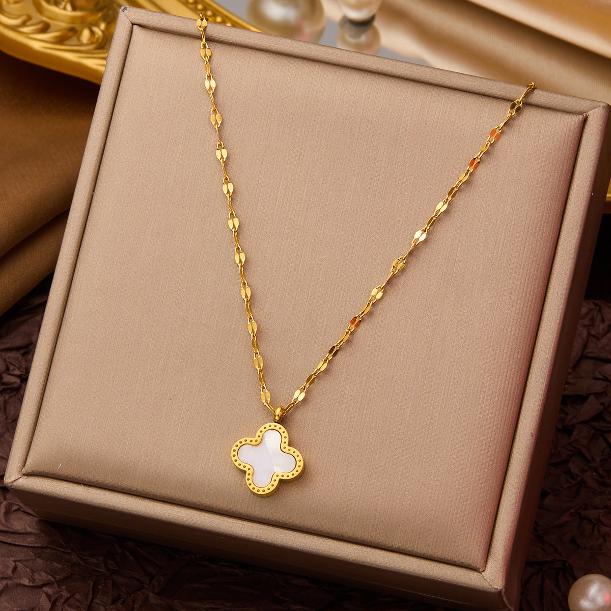 Women's Titanium Steel Clavicle Necklace — Summer Fashion