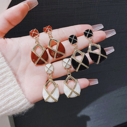 Drop Geometric Medieval Earrings
