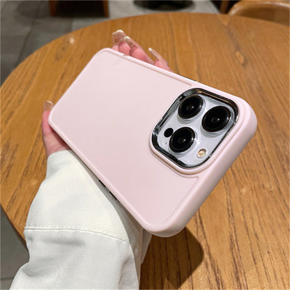 Solid Metal Frame Case iPhone15 Pro 7P XR Caramel Cover