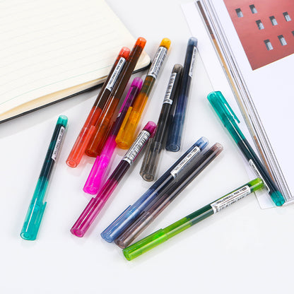 Color direct liquid ballpoint pen 12 colors