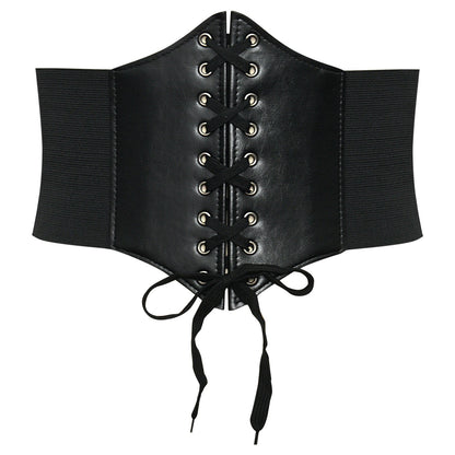 Plastic waist lace rivets