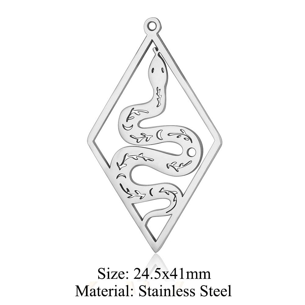 5 pcs/bag wings butterfly titanium steel pendant moth DIY