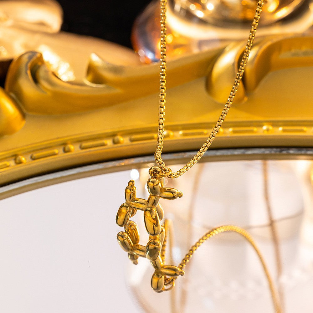 Titanium Steel Mori Design Necklace