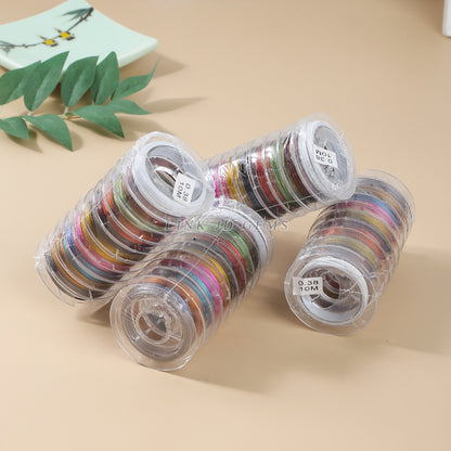 Cordón de alambre de acero de color 