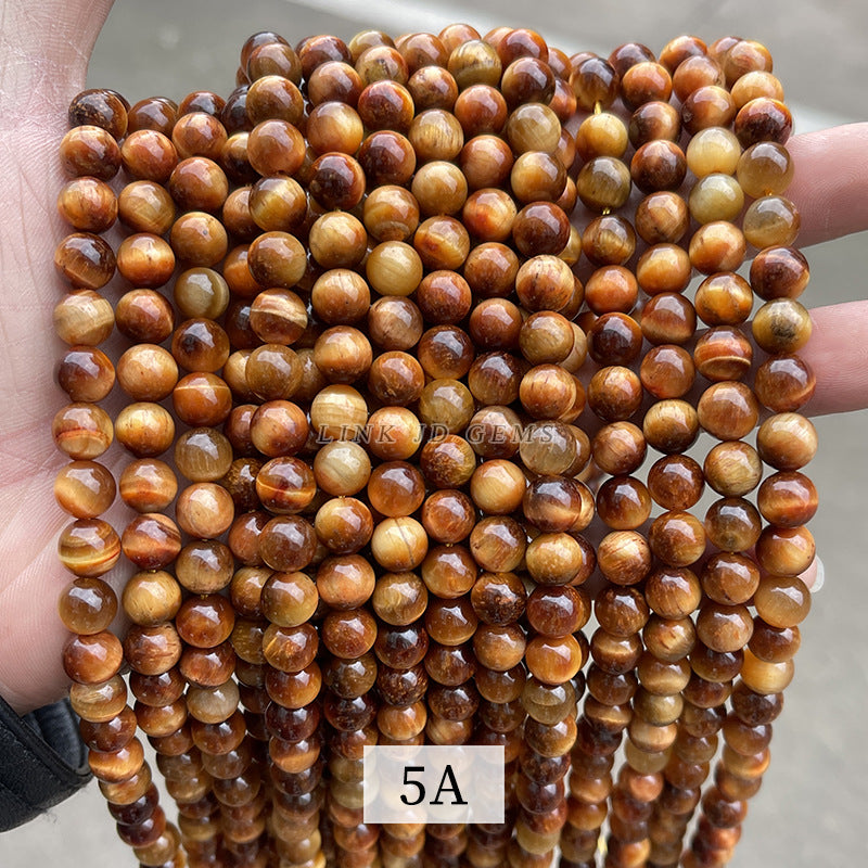 Tiger's eye stone loose beads jewelry accessories