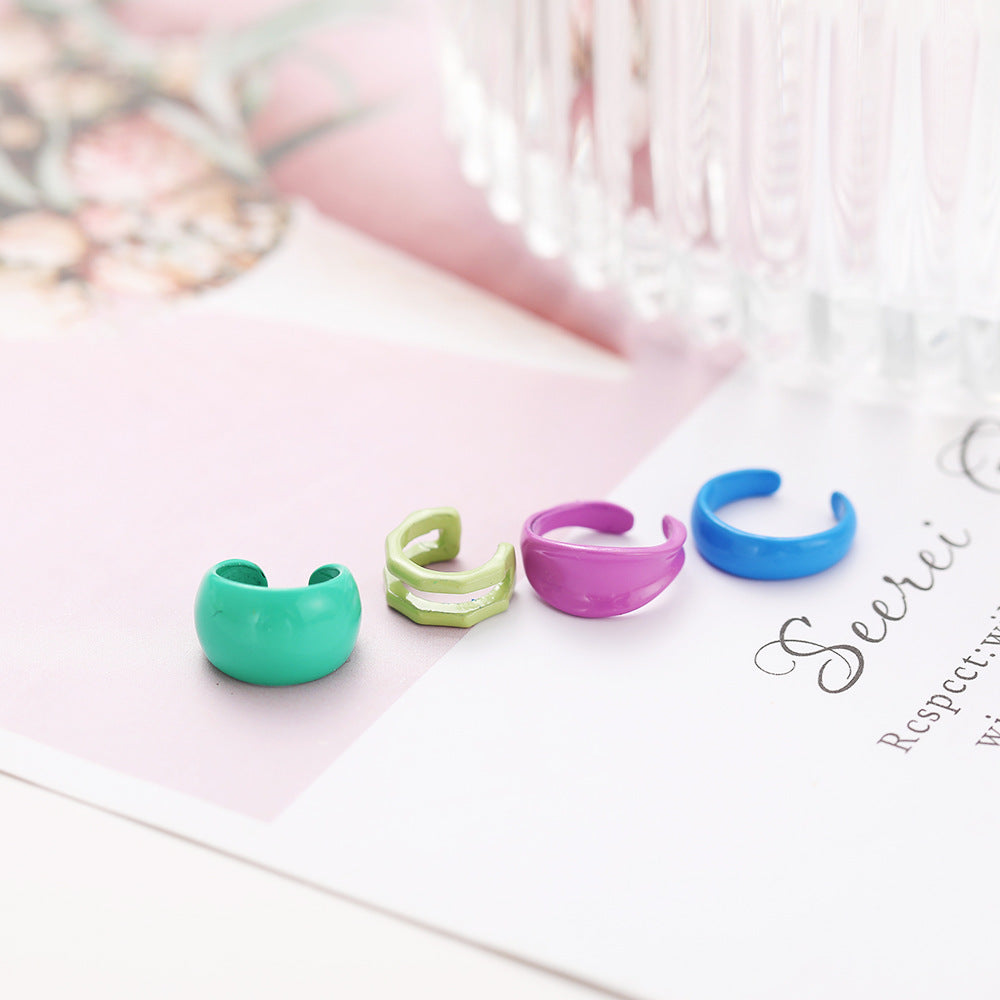 Ins Style No-Piercing Ear Clip Set