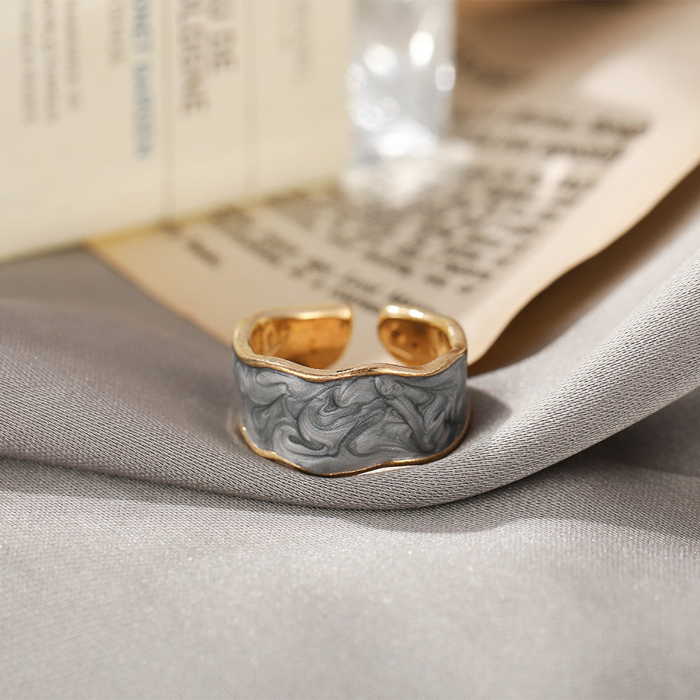 Enamel drip ring