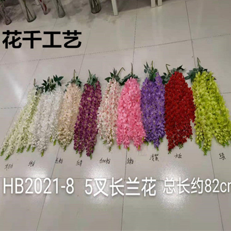 Artificial orchid wisteria flower