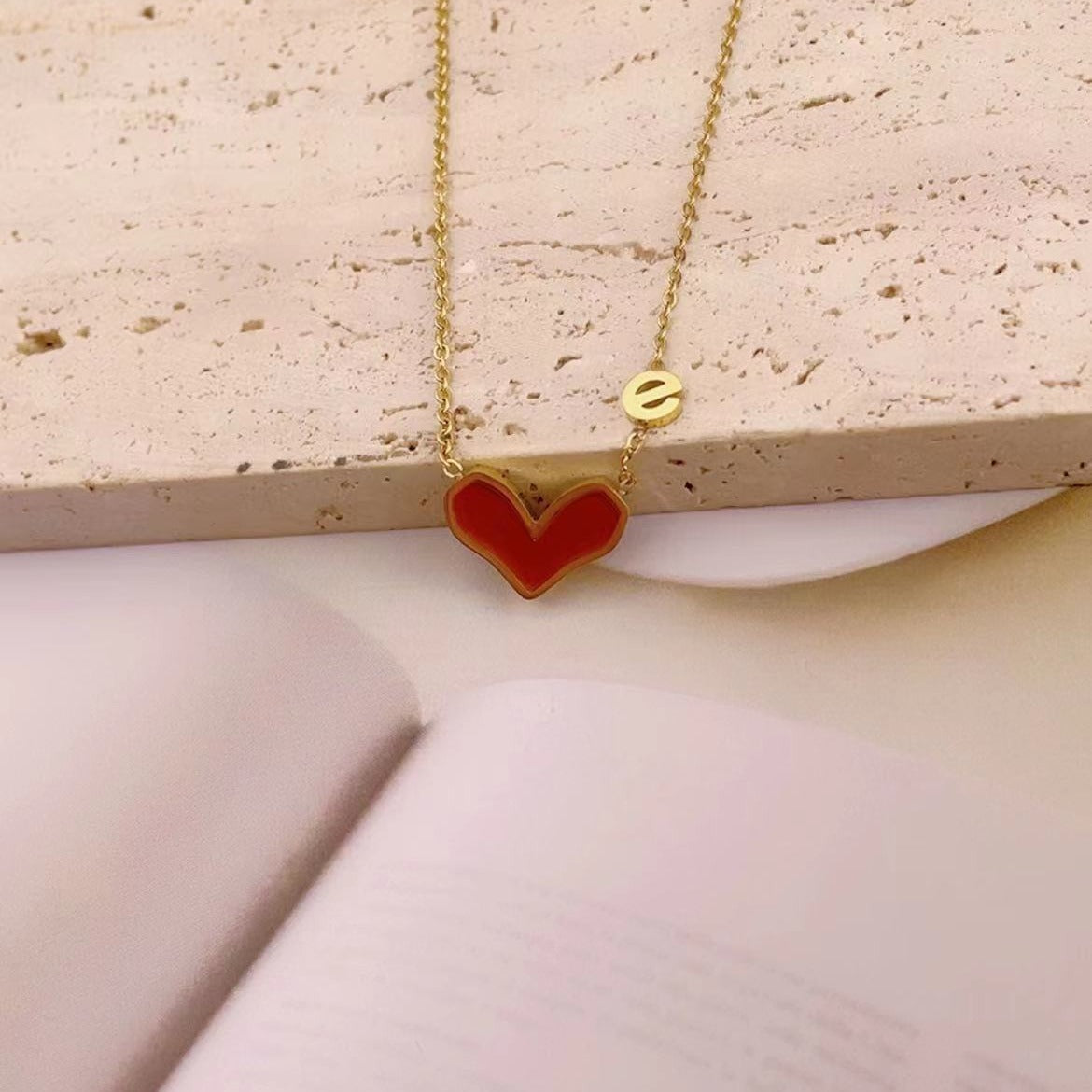 Women's Titanium Steel Love Lock Necklace