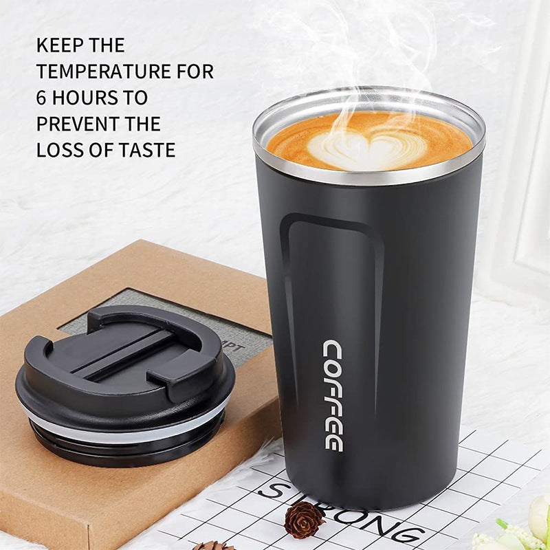 High value coffee cup portable thermos cup