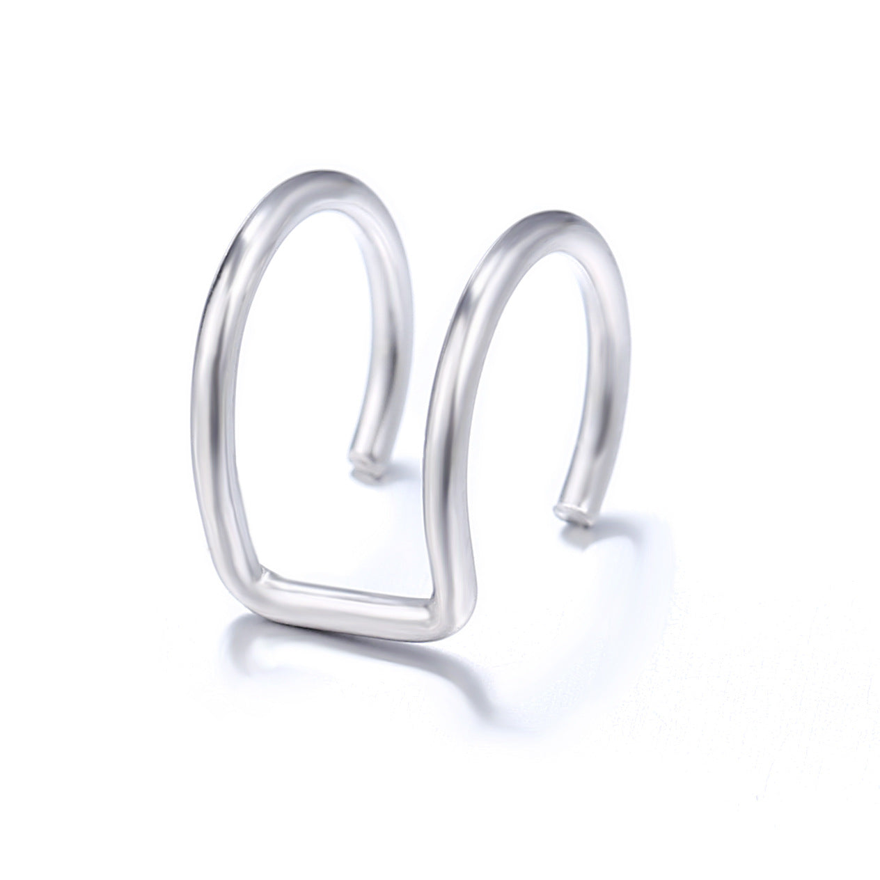 Double layer U-shaped non-pierced ear clip wholesale
