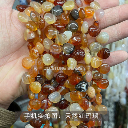 Crystal agate water drop beads loose beads