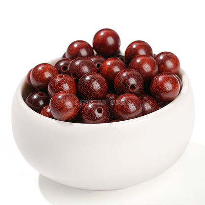 African Zambia blood sandalwood round beads woody loose beads