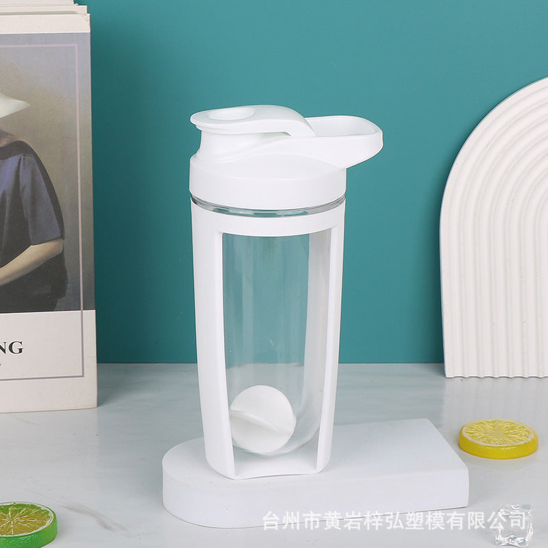 500Ml Portable Plastic Double Layer Shaker Cup