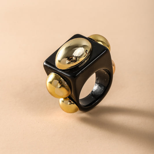 Anillo de resina para hombre y mujer. 
