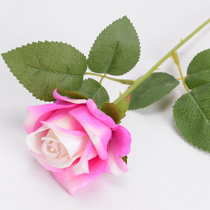Simulation rose single flannel rose