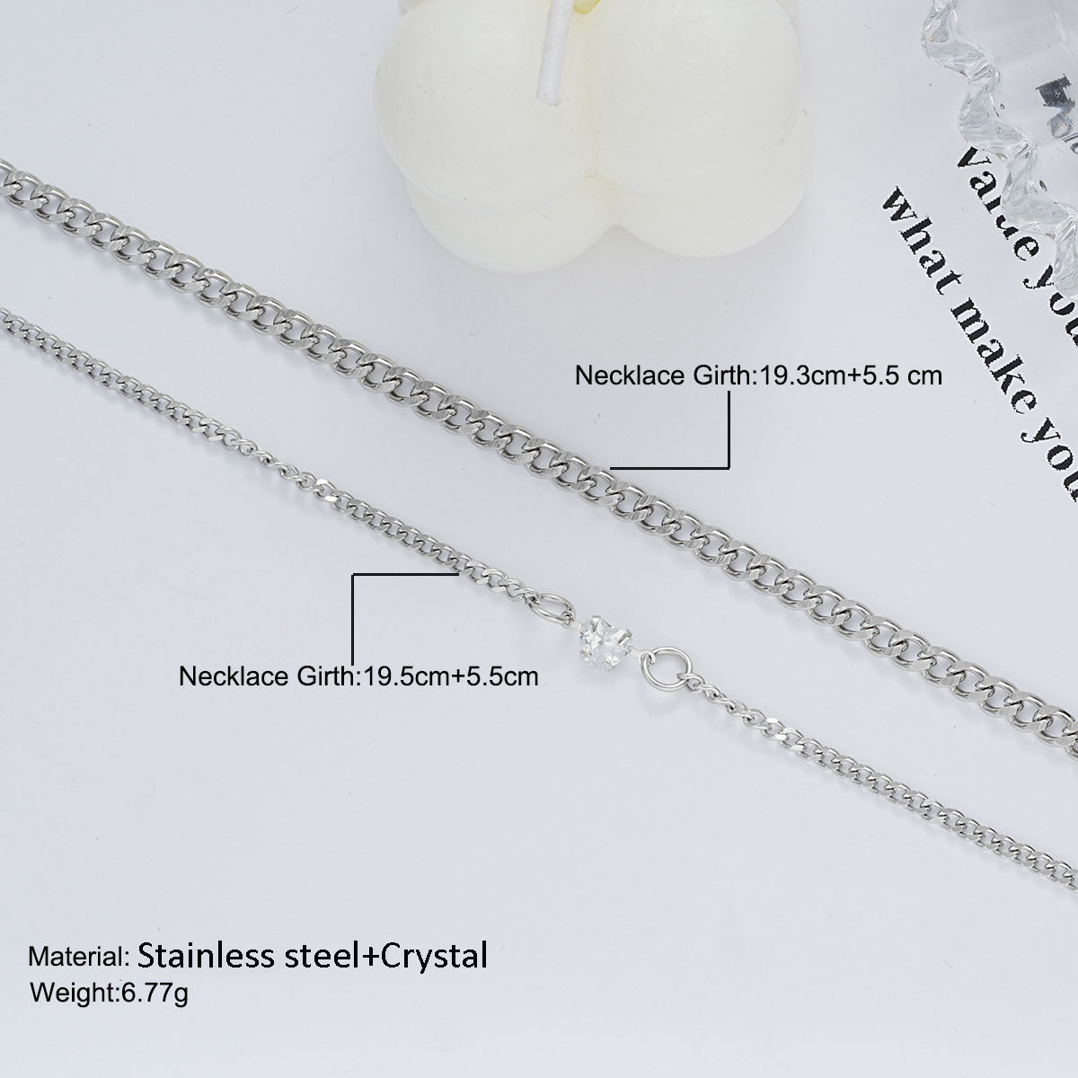 Stainless Steel Love Bracelet Set