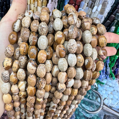 Cristal 28pcs contas de arroz hexagonais 10*14MM contas soltas 