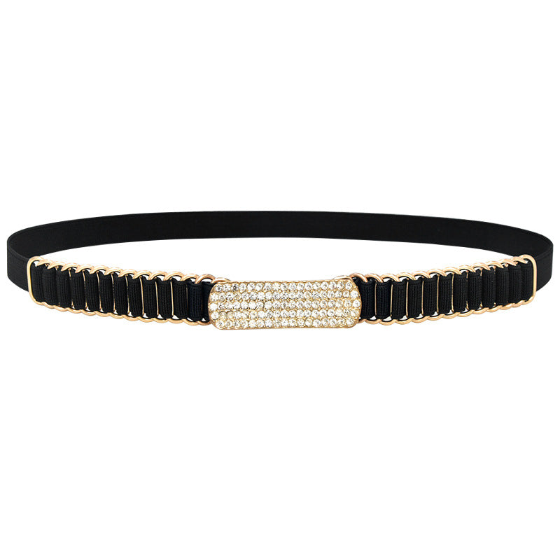 Elastic belt women's fine decoration trend