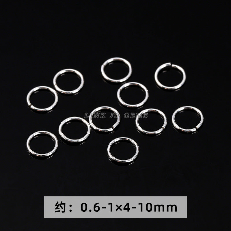 S925 silver bead spacer accessories flower tray snowflake spacer