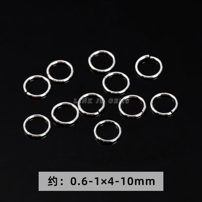 S925 silver bead spacer accessories flower tray snowflake spacer
