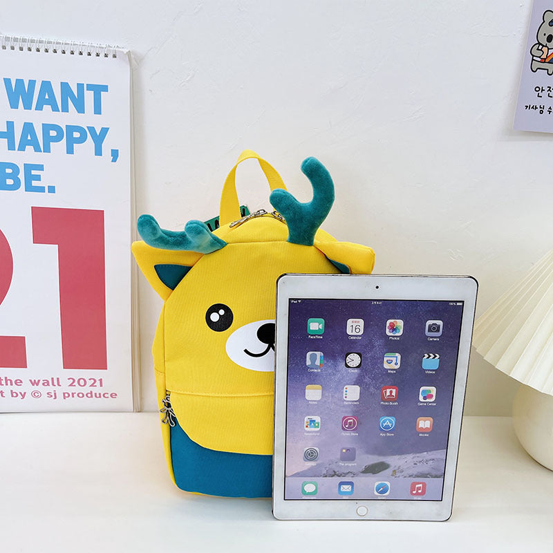 Breathable backpack cute deer backpack