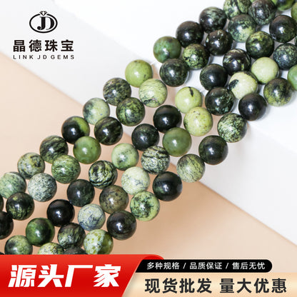 grass green pine loose beads