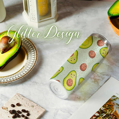 Can make patterned avocado 20oz straight cup