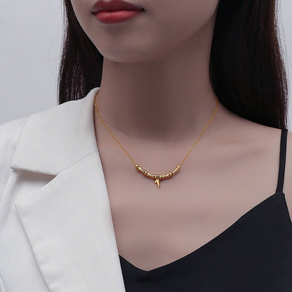 Bamboo necklace fashion