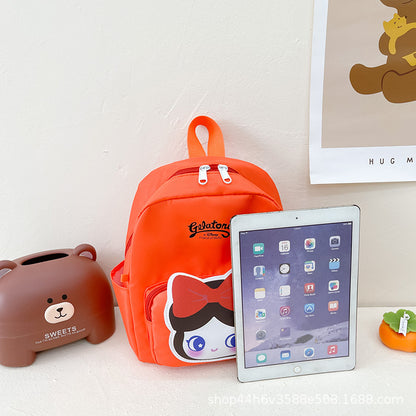 Cartoon cute kindergarten boys and girls backpack