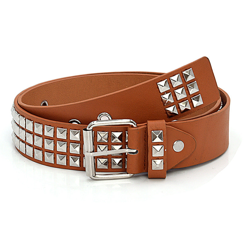 European and American version of pin buckle belt fashion