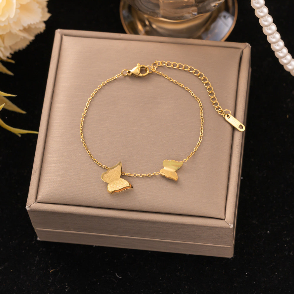 18K Gold Titanium Steel Bracelet