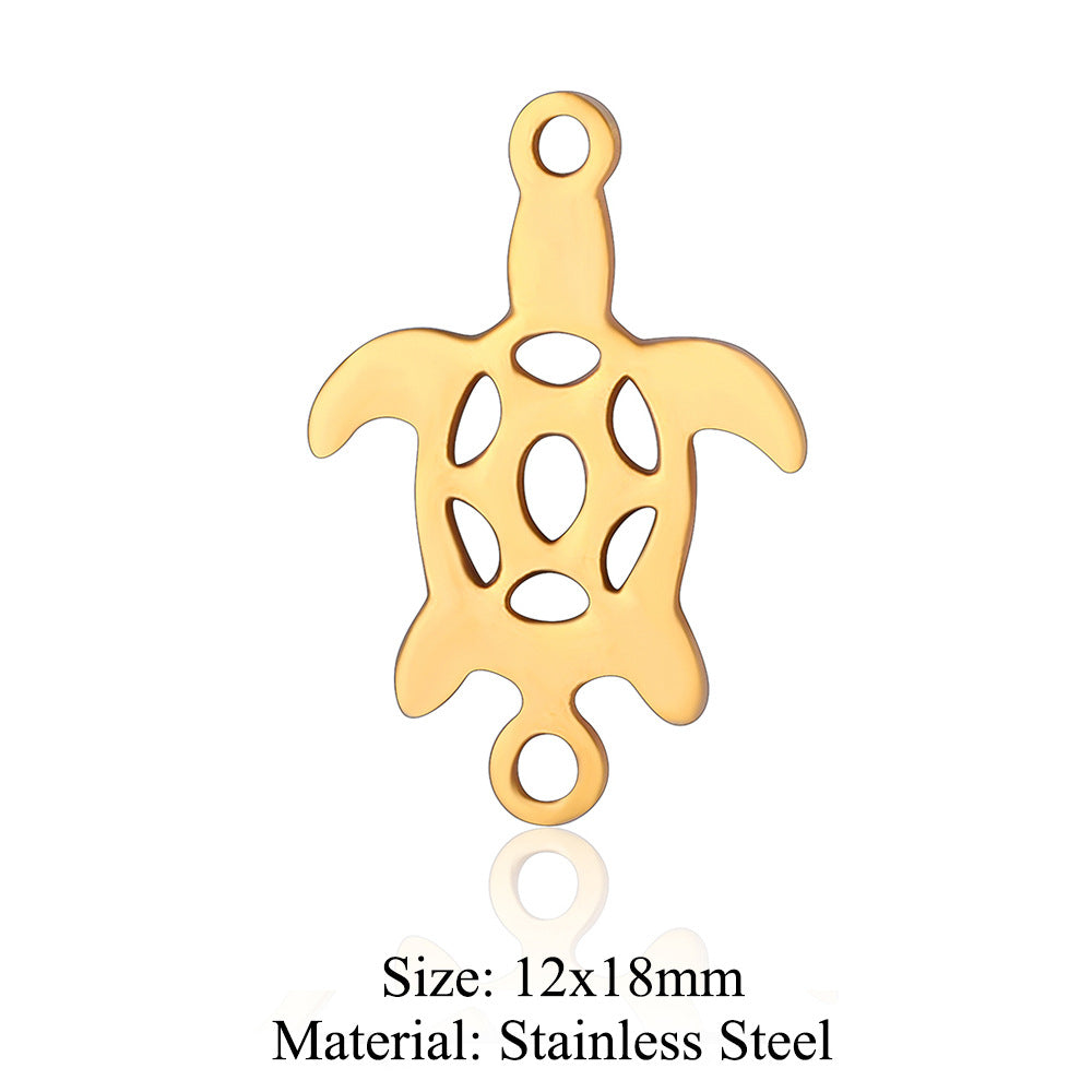 5 pcs/titanium steel pendant pigeon owl dolphin