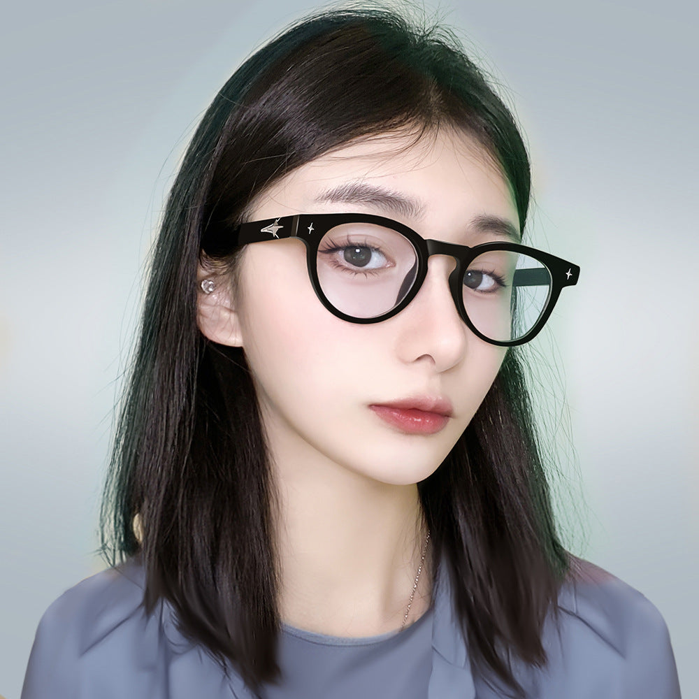 Blue Light Blocking Black Frame Glasses