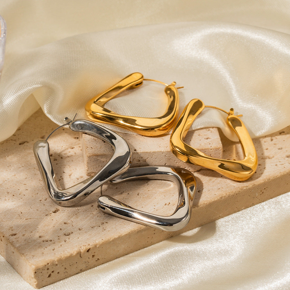 Trapezoidal earrings
