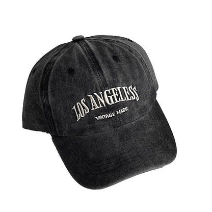 Gorra de béisbol gris retro 