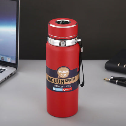 Taza aislada inteligente con pantalla de temperatura, acero inoxidable 304 