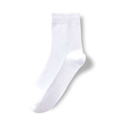 Calcetines antiolor de algodón para hombre de media pantorrilla primavera-otoño 