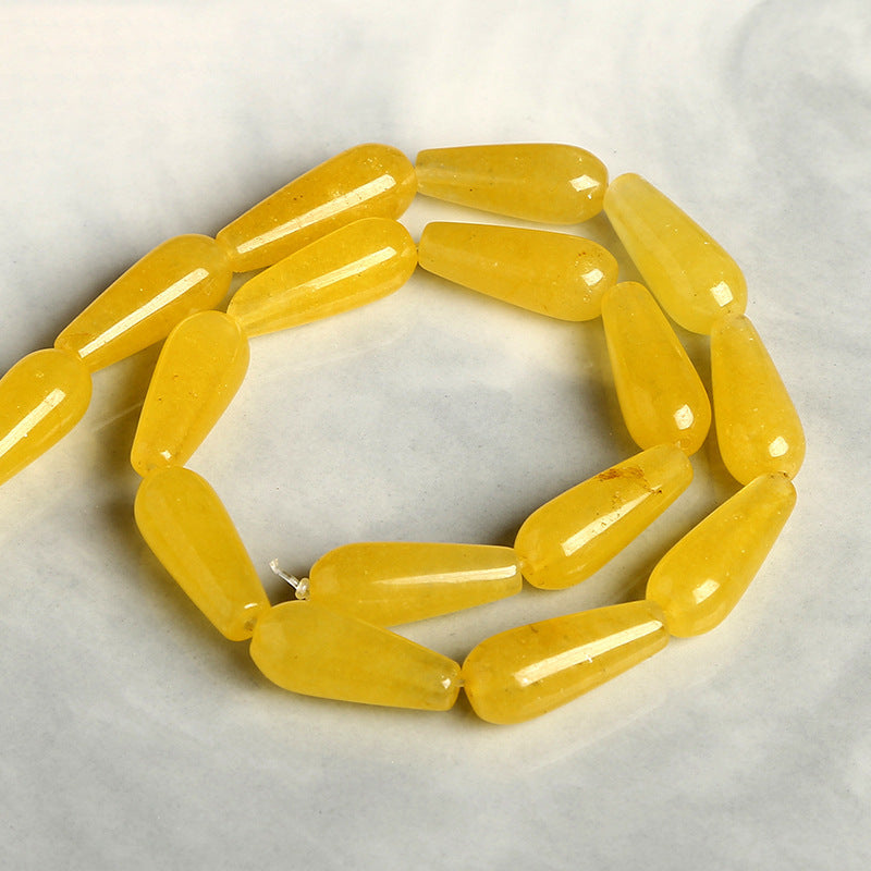 8 * 20Mm agate water drop-shaped loose beads