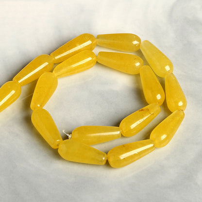 8 * 20Mm agate water drop-shaped loose beads