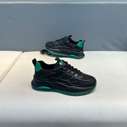 Zapatos de hombre de malla transpirable con suela suave 