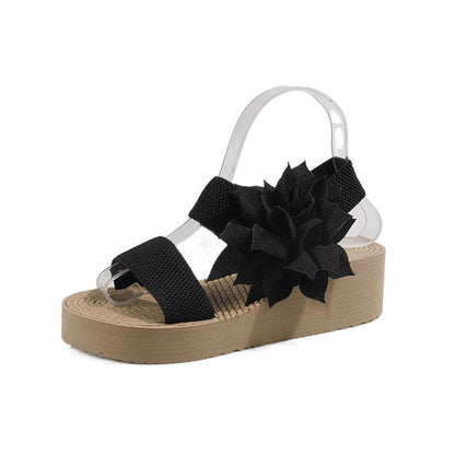 sponge cake butterfly sandals