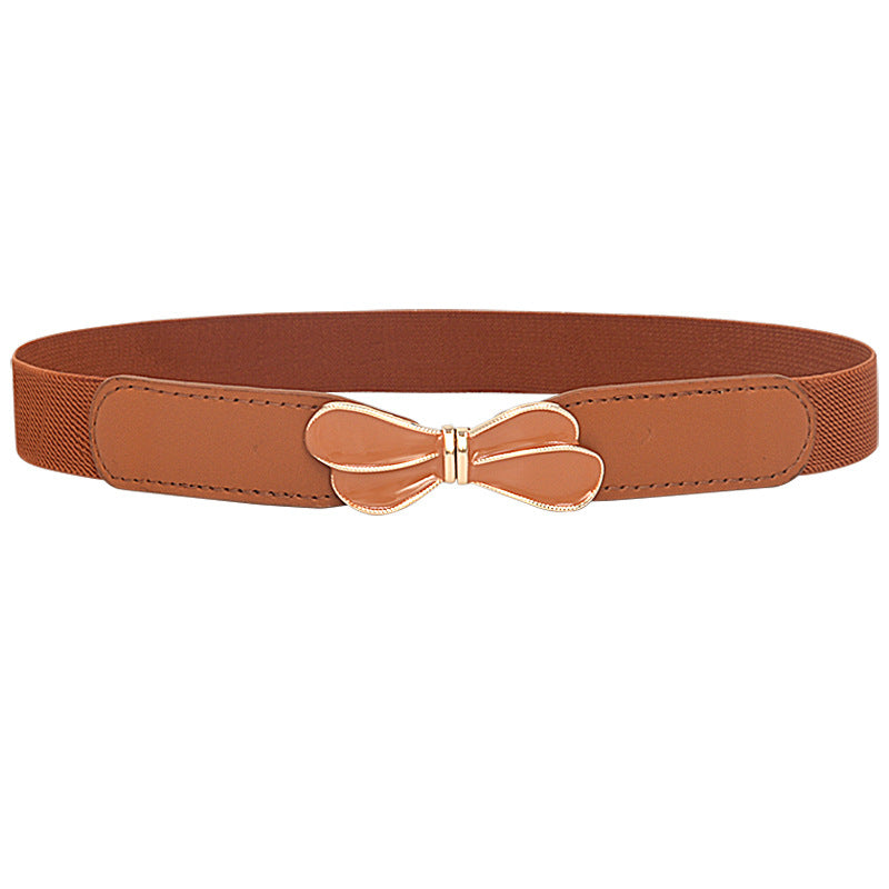 Elastic belt with belt